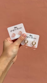 SHRIMP CHARM HOOPS