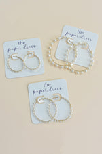 PEARL & GOLD HOOPS