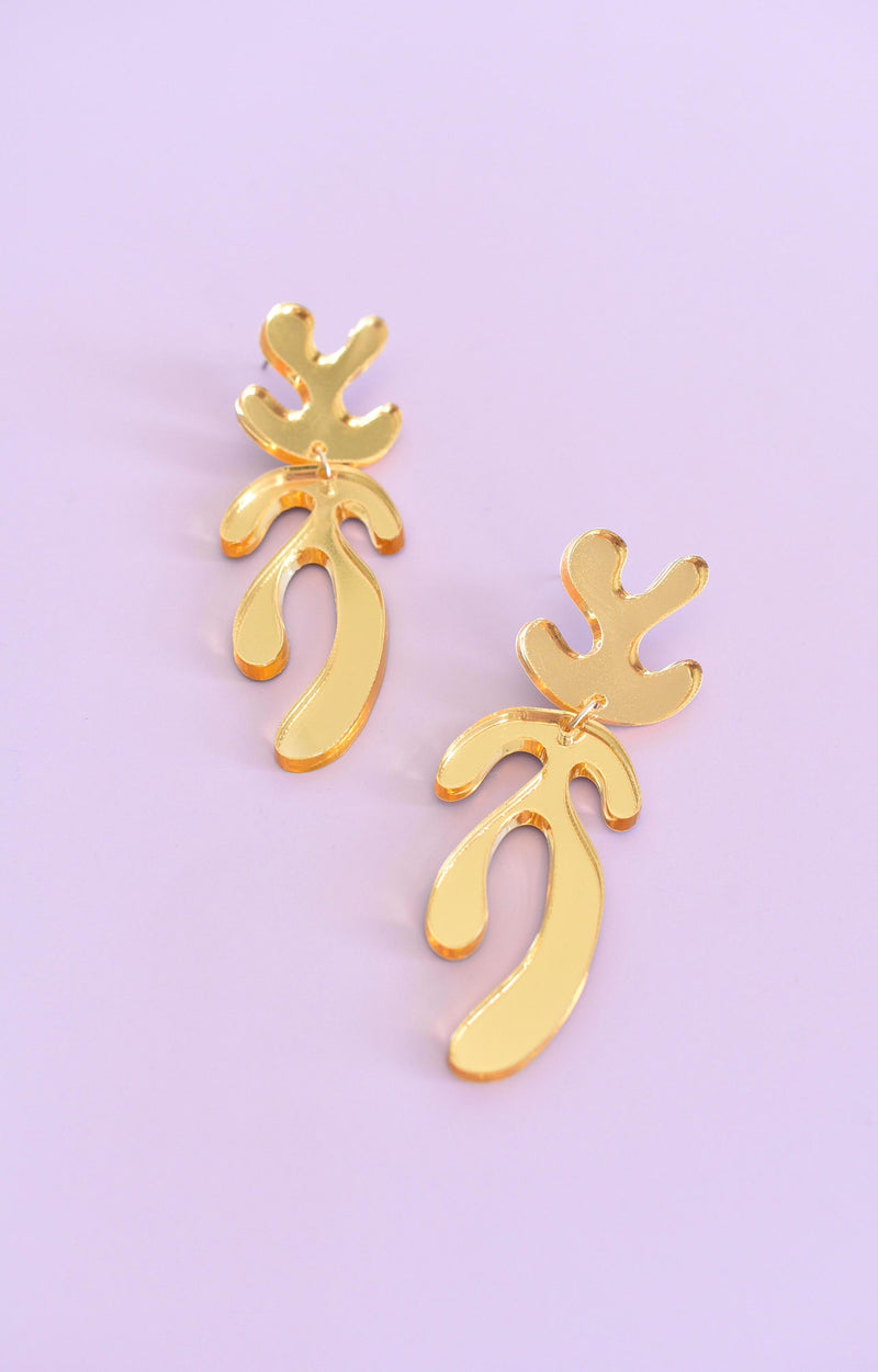 DRIPPY DOODLE STATEMENT EARRINGS