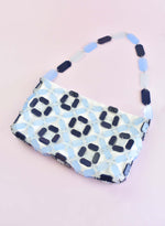 BLUE MOSIAC TILE BAG