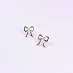 BOW STUD EARRINGS