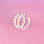 STARDUST HOOP EARRINGS