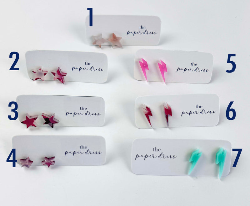 $6 Sale Star Studs