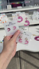 SHRIMP CHARM HOOPS