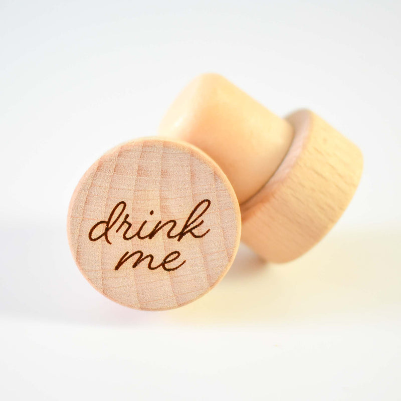 custom wood drink stoppers