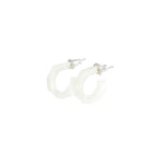 micro huggy octagon hoop earrings 