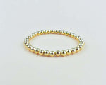 GOLD FILLED BEAD BRACELET