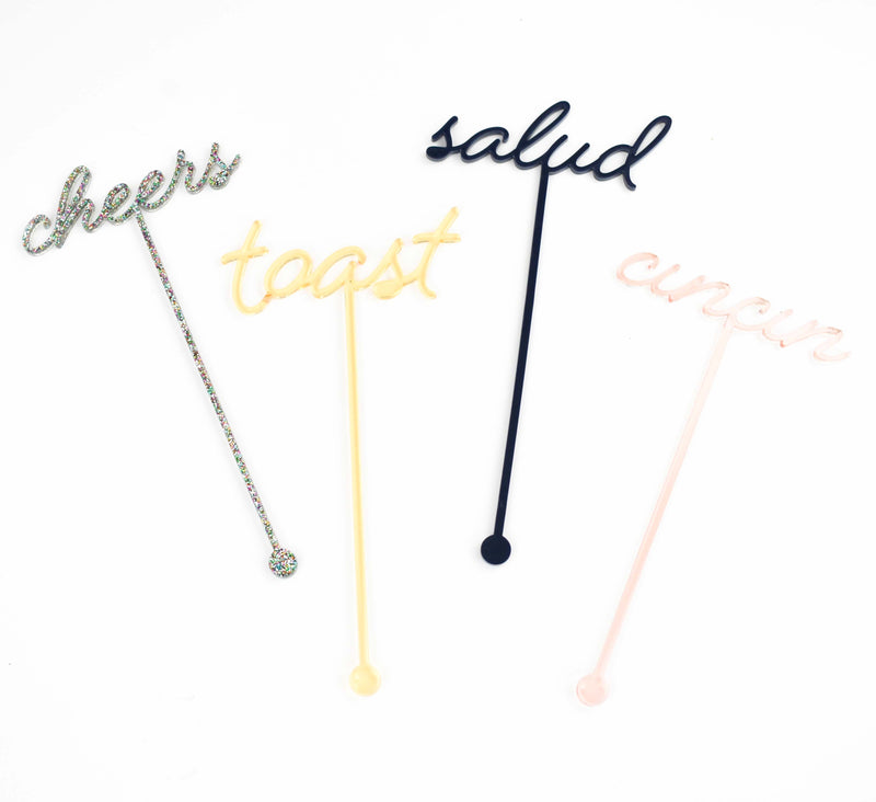 swizzle sticks - custom drink stirrers 