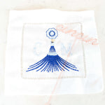 tassel monogram - custom cocktail napkin