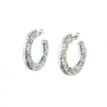 mini hoop earrings - statement hoops