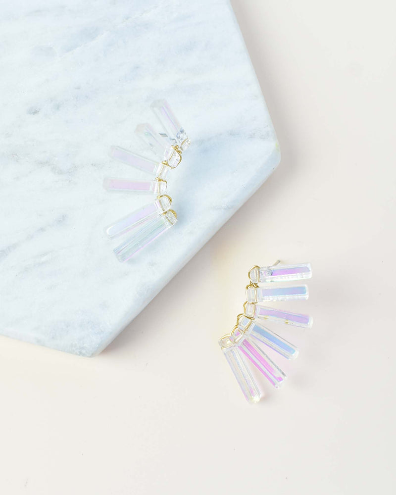 IRIDESCENT WINGS EARRINGS