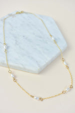 dainty pearl necklace