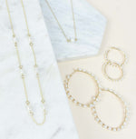 dainty pearl everyday jewelry 