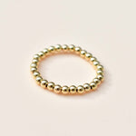 GOLD BEAD RING