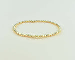 GOLD FILLED BEAD BRACELET