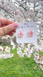 FLOWER STUD EARRINGS