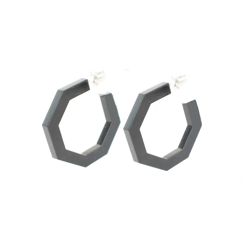 small hexagon hoops