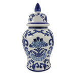 blue and white ginger jar