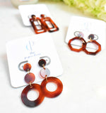 TORTOISE SHELL EDIE EARRINGS