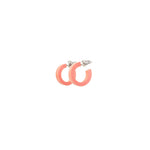 CORAL HOOP EARRINGS