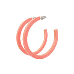 CORAL HOOP EARRINGS